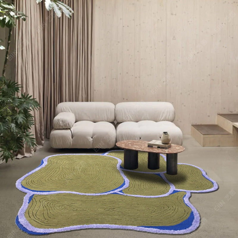 高級手作りタフティングガン刺しカーペット（Moss Shore）