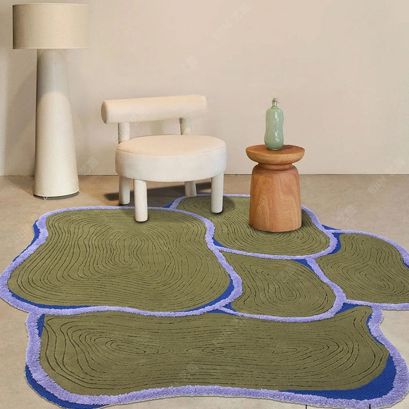 高級手作りタフティングガン刺しカーペット（Moss Shore）