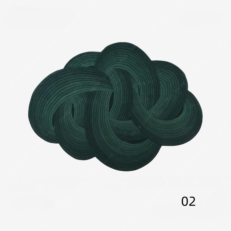 高級手作りタフティングガン刺しカーペット（Eternal Knot）