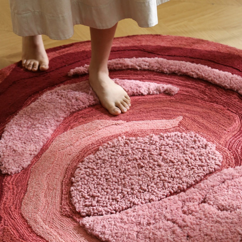 高級手作りタフティングガン刺しカーペット（Rosette Core）