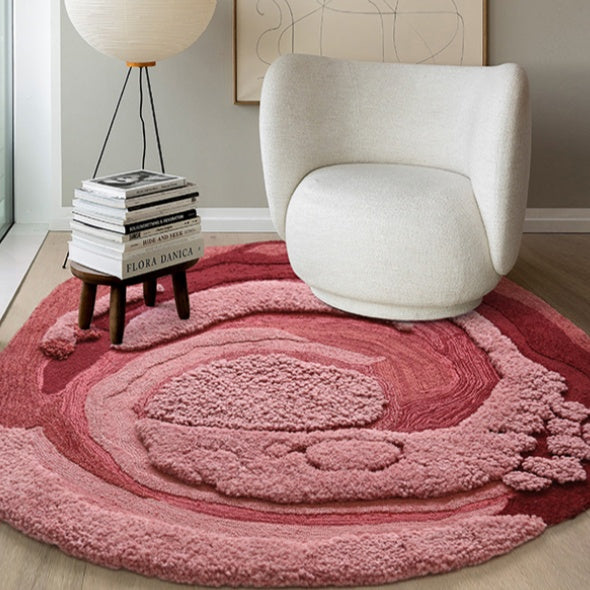 高級手作りタフティングガン刺しカーペット（Rosette Core）