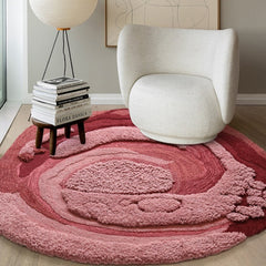 高級手作りタフティングガン刺しカーペット（Rosette Core）