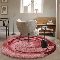 高級手作りタフティングガン刺しカーペット（Rosette Core）