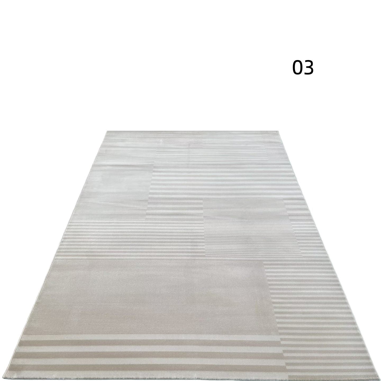 定番北欧風3Dデザインのウィルトン織カーペット（Porla）