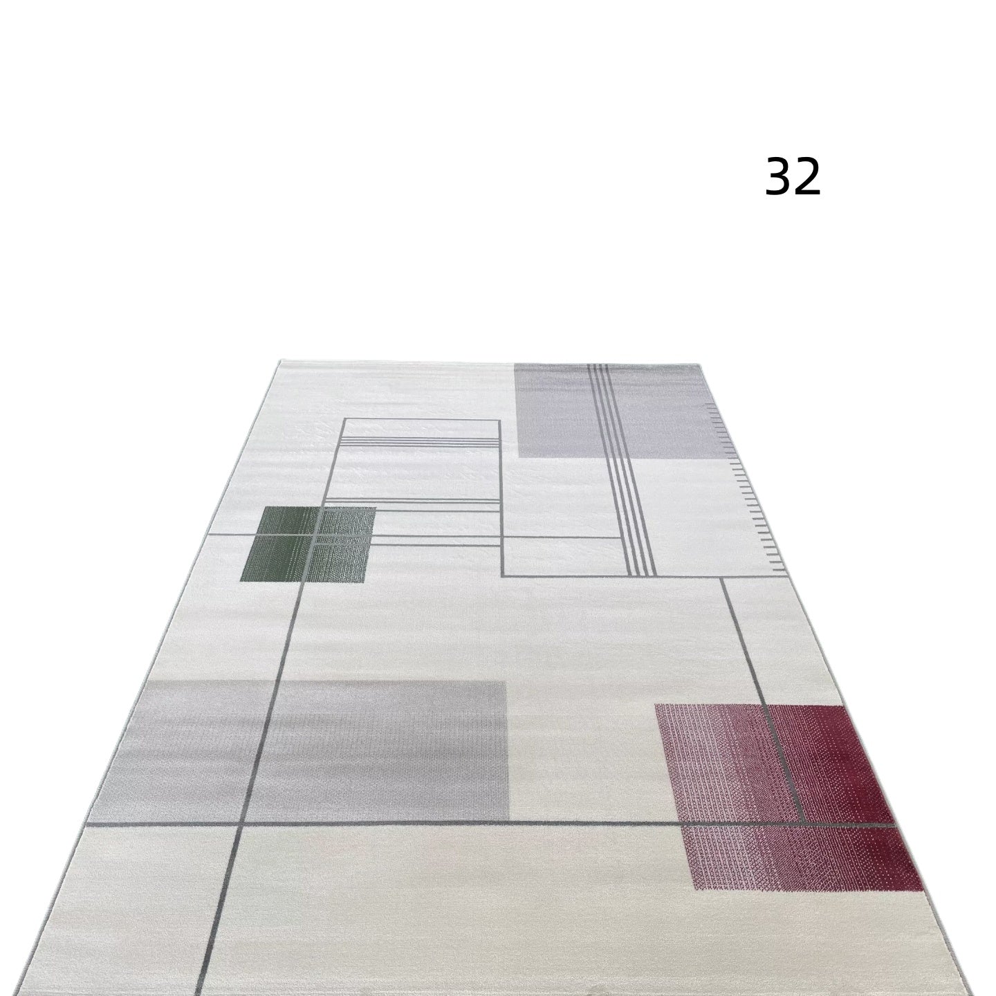 定番北欧風3Dデザインのウィルトン織カーペット（Zen Echo）