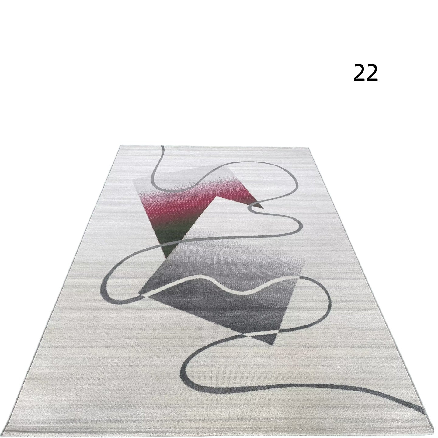 定番北欧風3Dデザインのウィルトン織カーペット（Zen Echo）