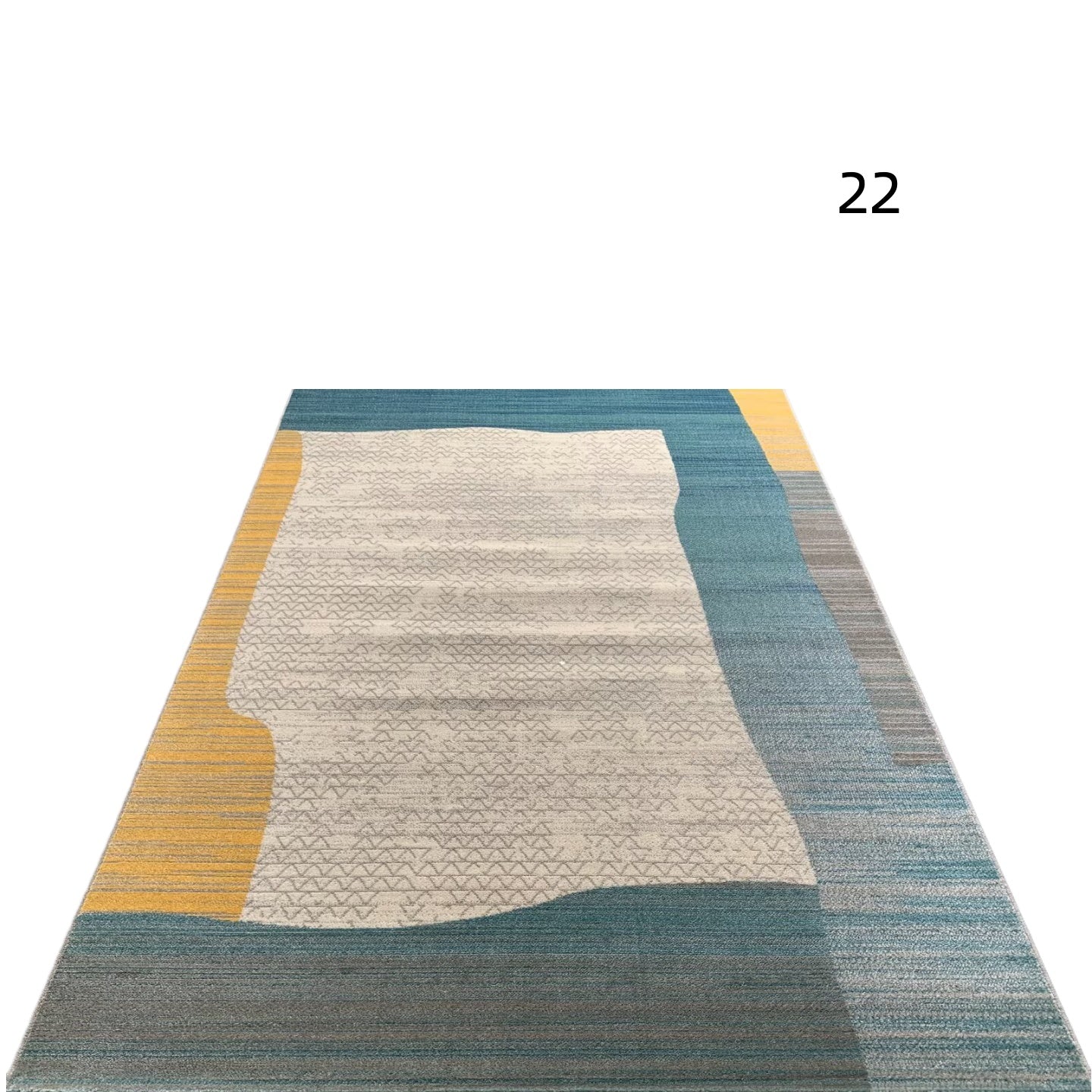 定番北欧風3Dデザインのウィルトン織カーペット（Grande）