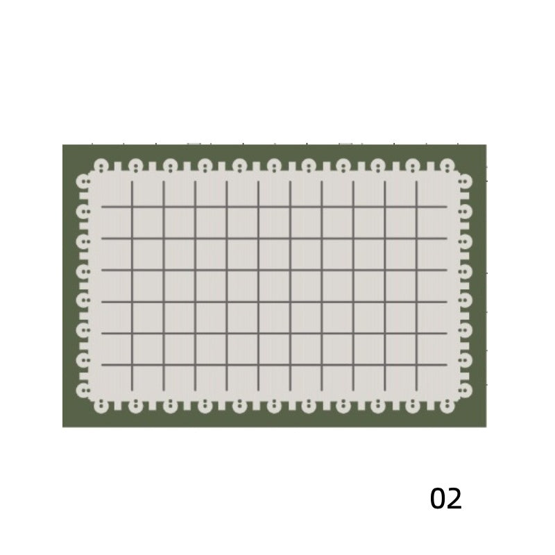 定番北欧風3Dデザインのウィルトン織カーペット（Archaic Rhythm）