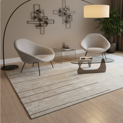 定番北欧風3Dデザインのウィルトン織カーペット（Mosaic Bloom）