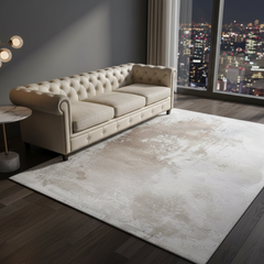 定番北欧風3Dデザインのウィルトン織カーペット（Erhai Blue）