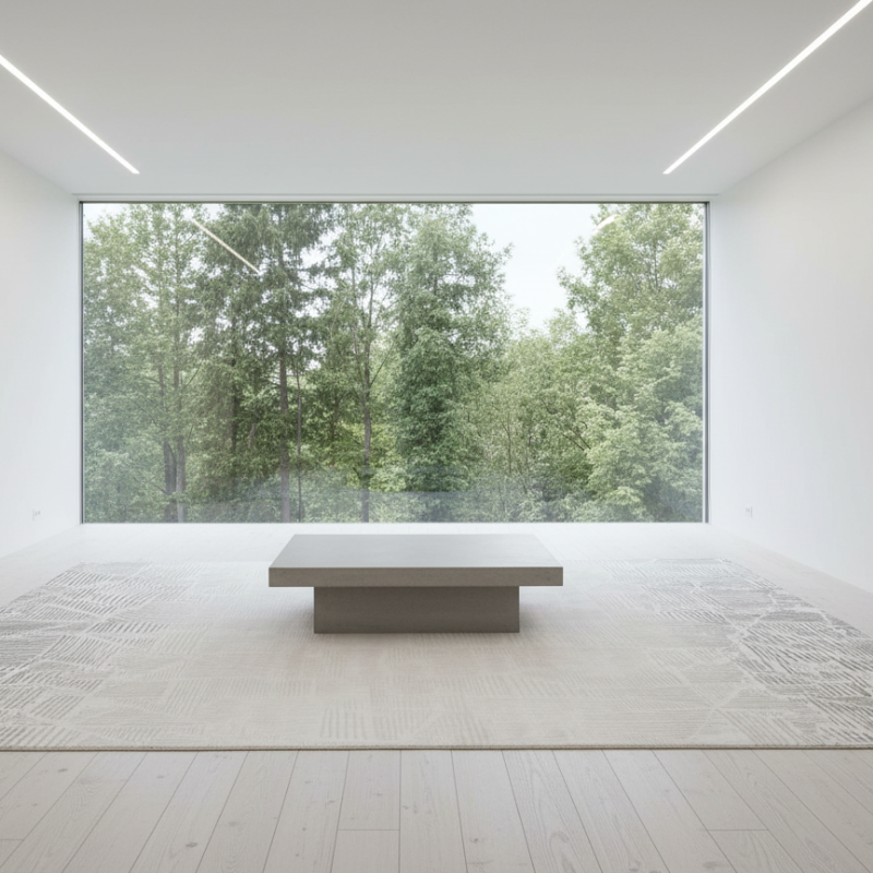 定番北欧風3Dデザインのウィルトン織カーペット（Danube）