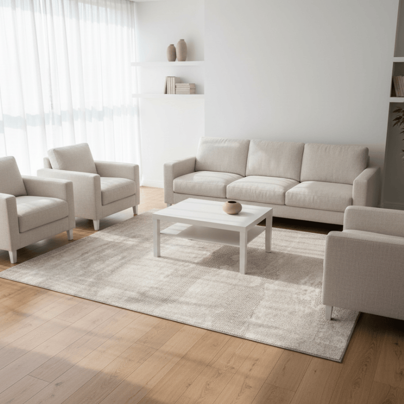 定番北欧風3Dデザインのウィルトン織カーペット（Nottingham）