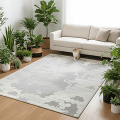 定番北欧風3Dデザインのウィルトン織カーペット（Eterin Pavilion）