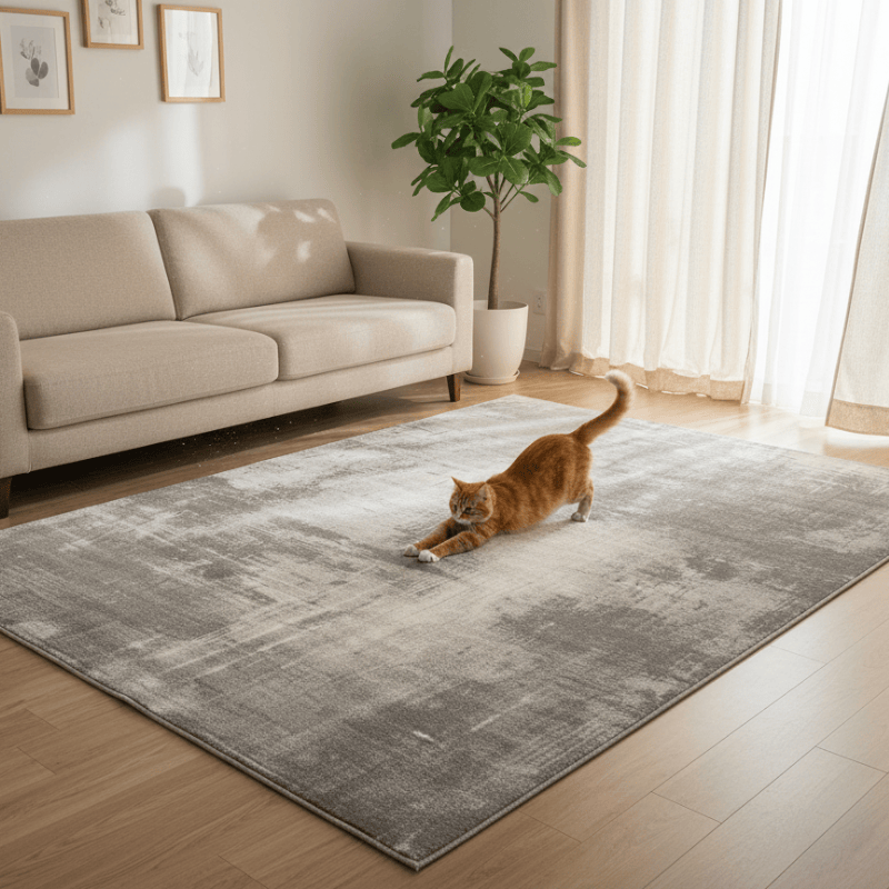 定番北欧風3Dデザインのウィルトン織カーペット（Eterin Pavilion）