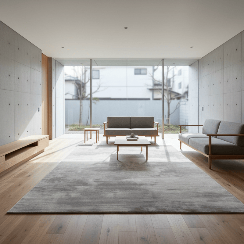 定番北欧風3Dデザインのウィルトン織カーペット（Eterin Pavilion）