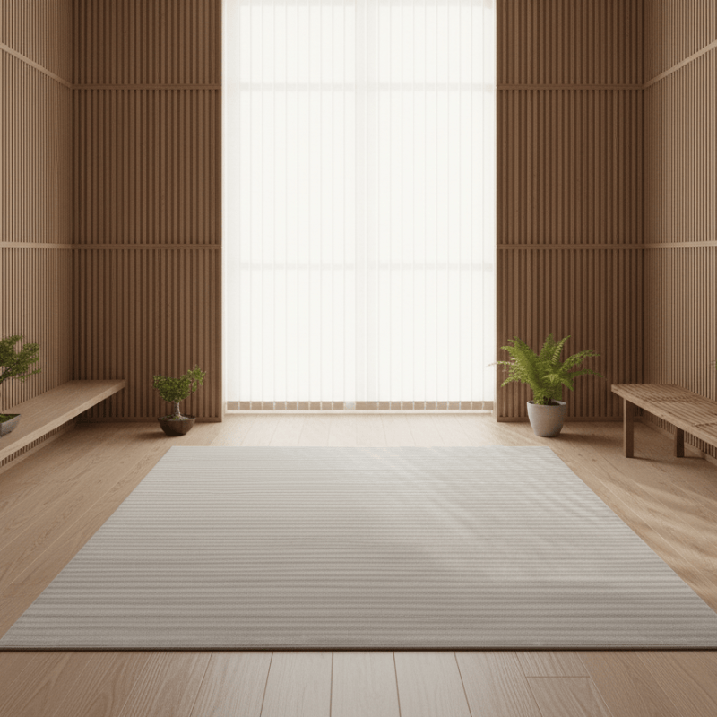 定番北欧風3Dデザインのウィルトン織カーペット（Eterin Pavilion）