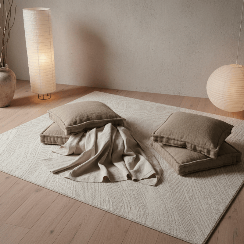 定番北欧風3Dデザインのウィルトン織カーペット（Simple Love）