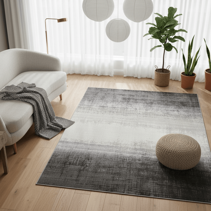 定番北欧風3Dデザインのウィルトン織カーペット（Nantien Grove）