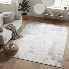 定番北欧風3Dデザインのウィルトン織カーペット（Mandor）