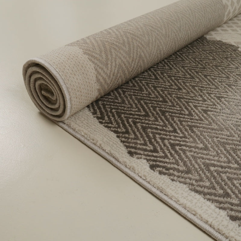 定番北欧風3Dデザインのウィルトン織カーペット（Yufan）