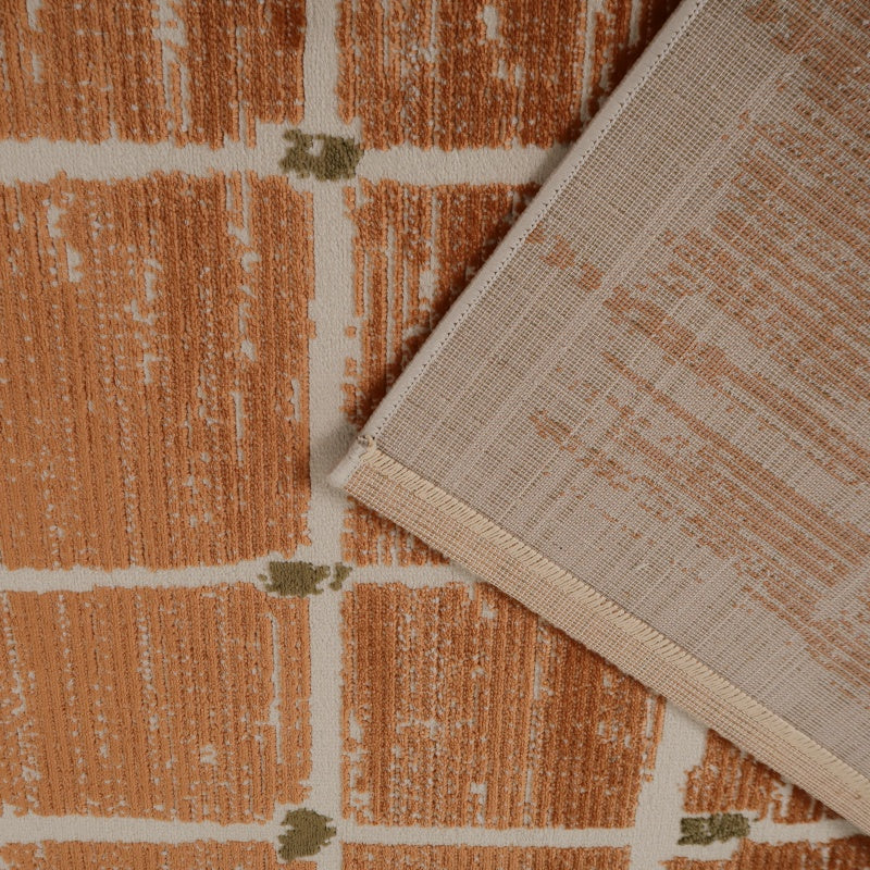 定番北欧風3Dデザインのウィルトン織カーペット（Archaic Rhythm）