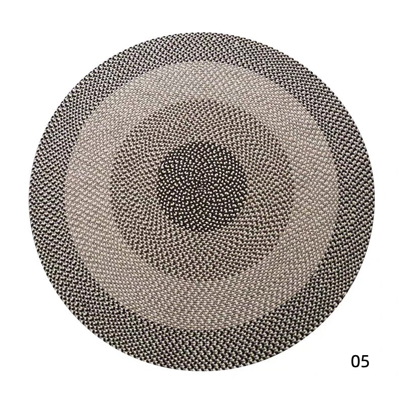 90%天然ヤク毛と天然素材のみ使用した手織りカーペット！長くご愛用できる高品質な一品（ORBIT）