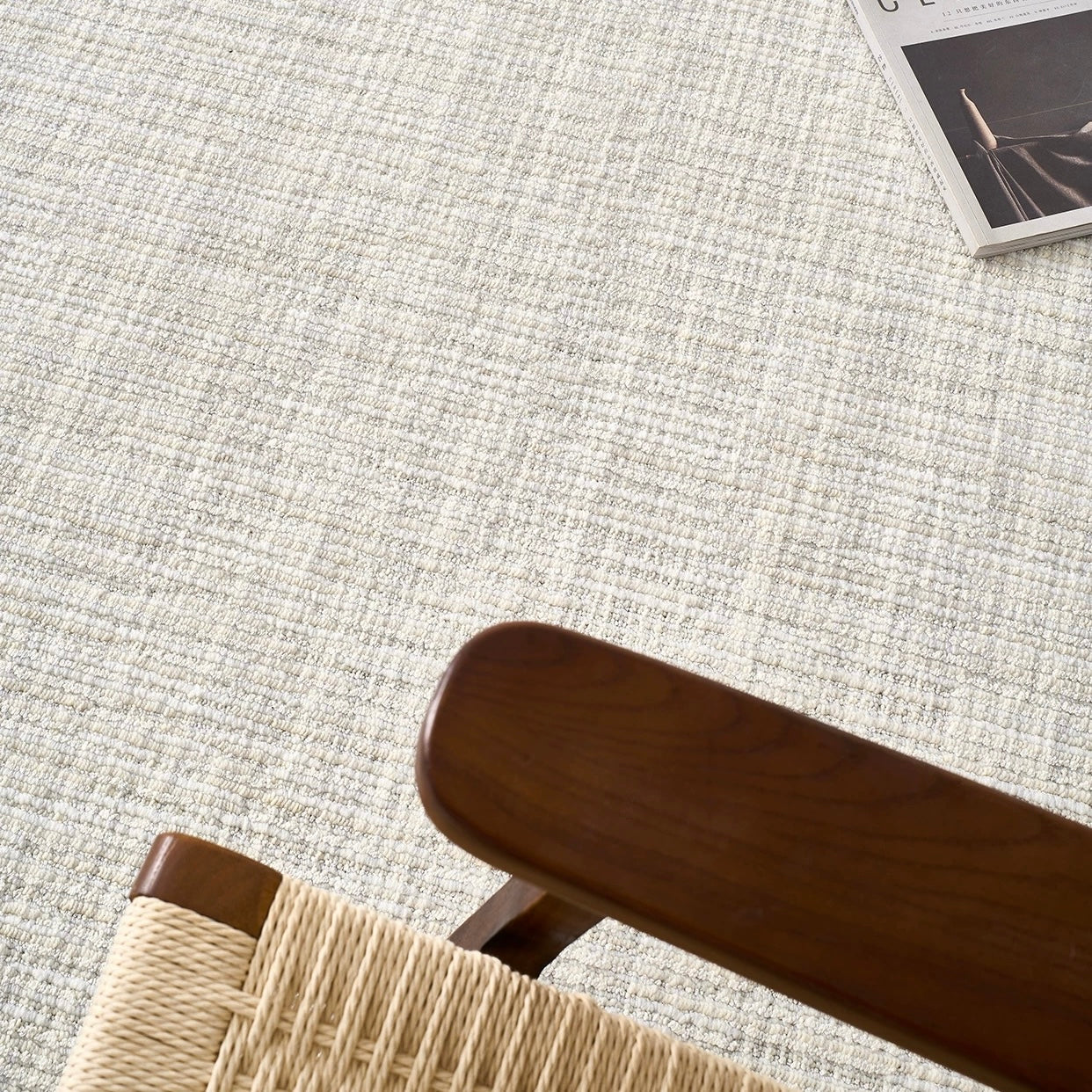 純天然羊毛を使用した機械織りのカーペット！長くご愛用できる高品質な一品（Skin）