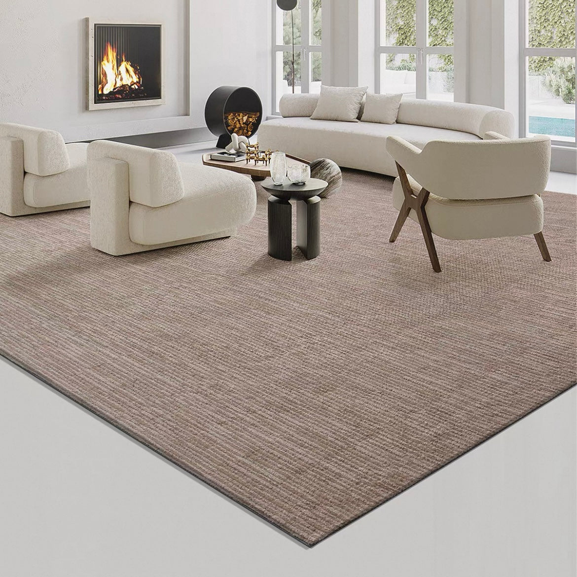 純天然羊毛を使用した機械織りのカーペット！長くご愛用できる高品質な一品（Skin）