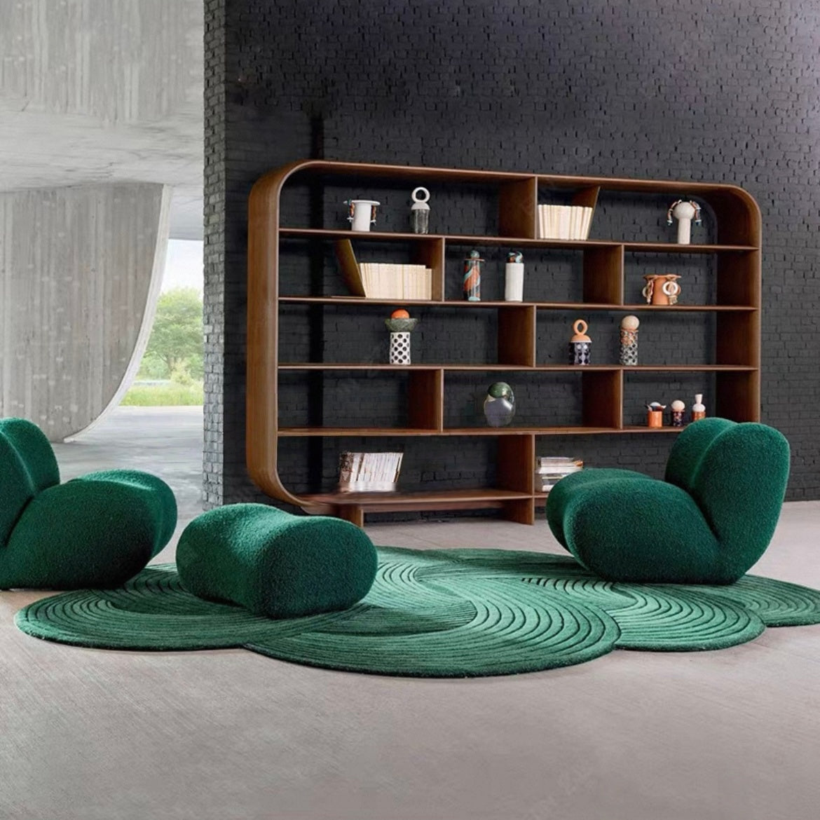 高級手作りタフティングガン刺しカーペット（Eternal Knot）