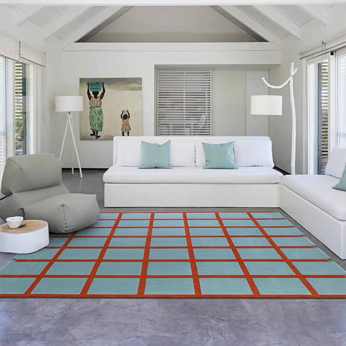 高級手作りタフティングガン刺しカーペット（Framework）