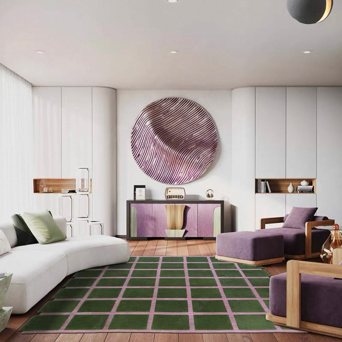 高級手作りタフティングガン刺しカーペット（Framework）