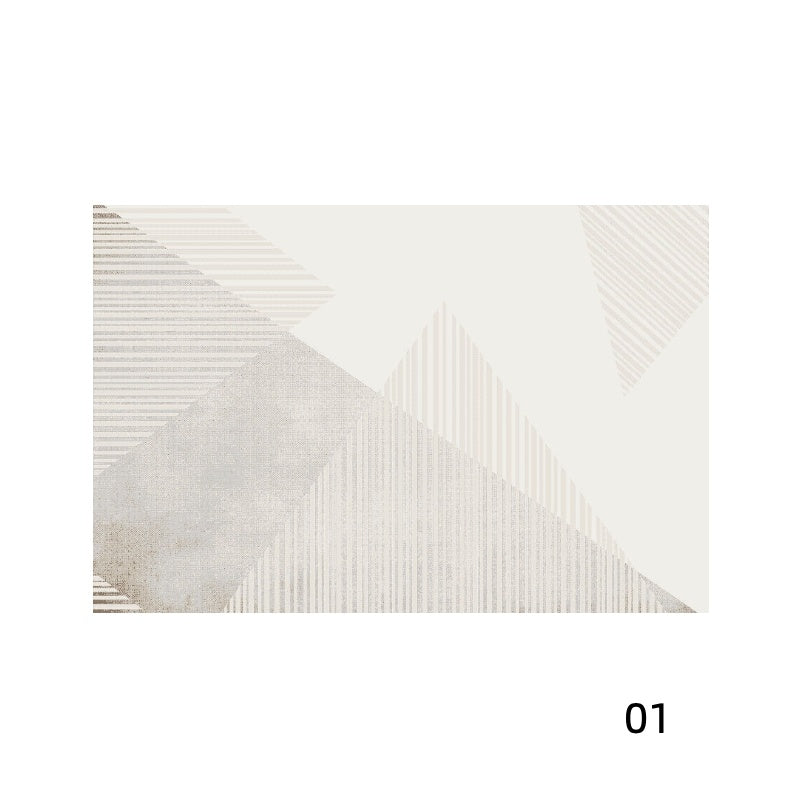 定番北欧風3Dデザインのウィルトン織カーペット（Erhai Blue）