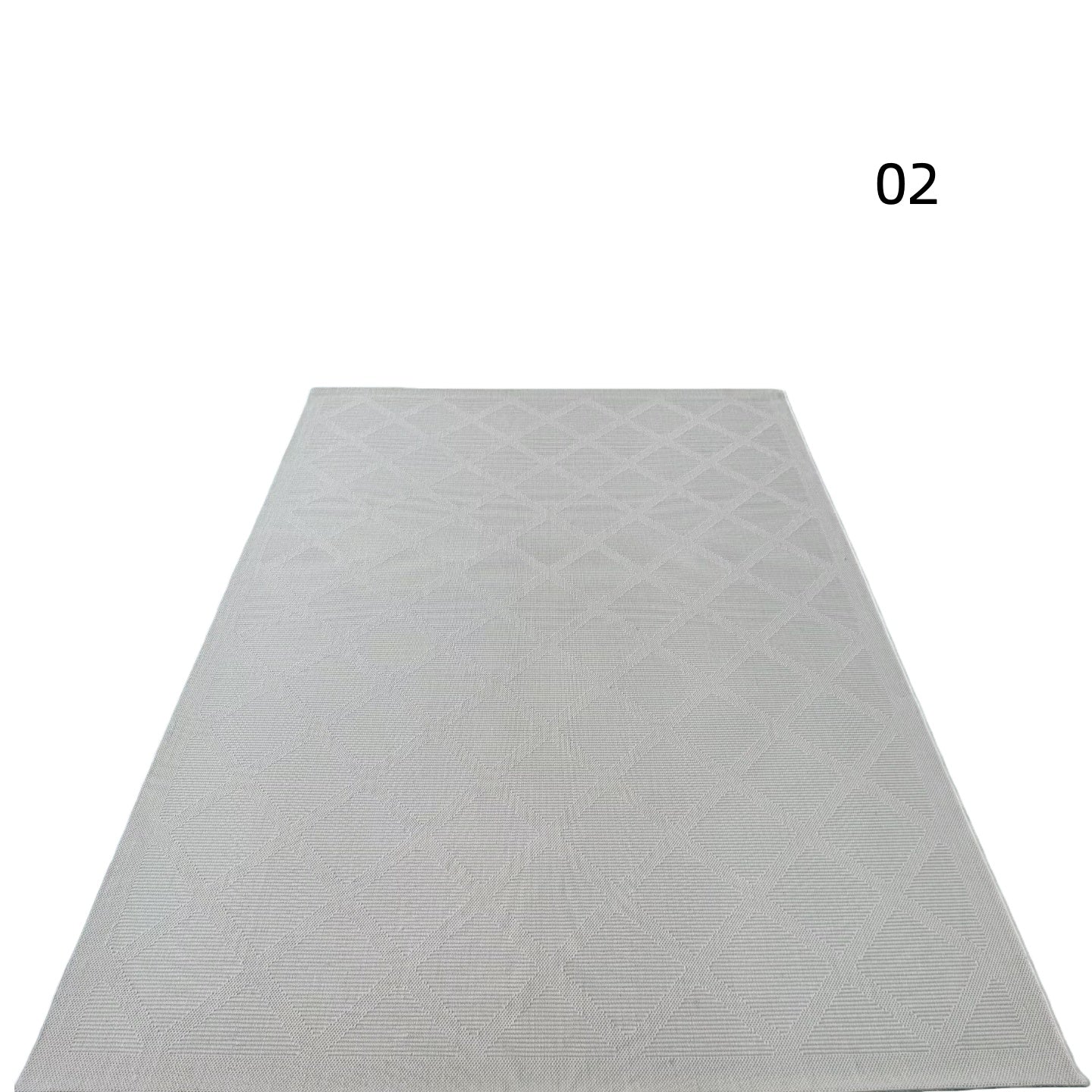 定番北欧風3Dデザインのウィルトン織カーペット（Luna Veil）